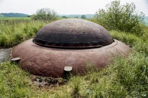 Ligne Maginot - Ouvrage d'artillerie d'ANZELING - Bloc 9
Tourelle pour arme mixte et mortier de 50