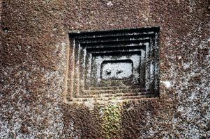 Ligne Maginot - ANZELING - A25 - (Ouvrage d'artillerie) - Bloc 9
Créneau factice