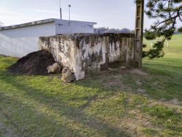 Ligne Maginot - CAPPEL STADE - (Blockhaus pour canon) - Le blockhaus est accolé à l'un des bâtiments du stade.
2022
