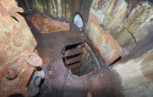 Ligne Maginot - FORT JEANNE D'ARC (3° ARMEE) - (PC de Région Fortifiée) - Batterie gauche pour obusiers de 15 cm
