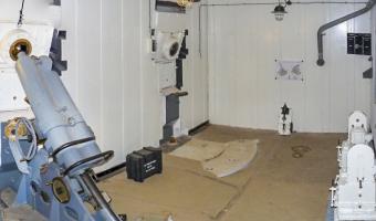 Ligne Maginot - LAUDREFANG - A37 - (Ouvrage d'infanterie) - Bloc 3
Etage intermédiaire
La chambre de tir des mortiers de 81mm en cours de restauration