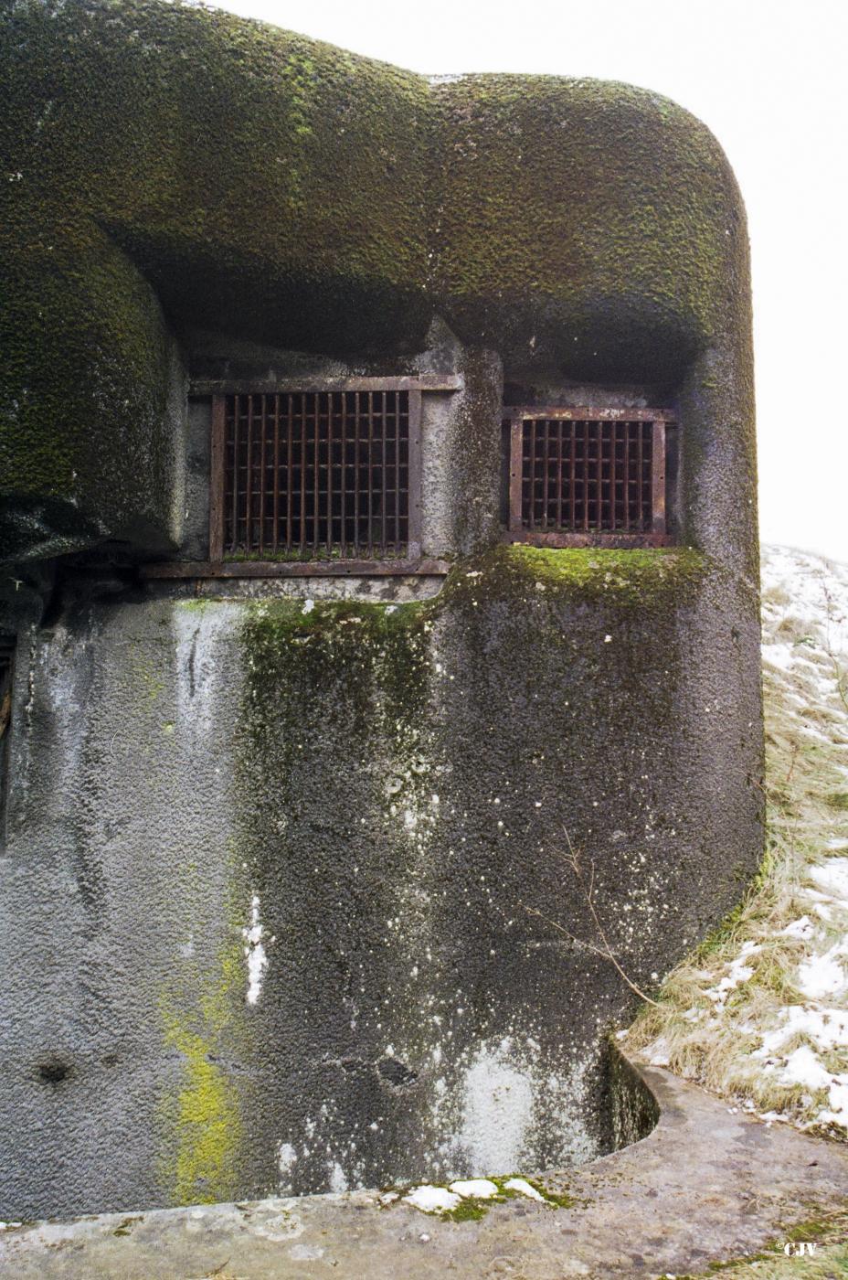 Ligne Maginot - ANZELING - A25 - (Ouvrage d'artillerie) - Bloc 9
Les ouvertures pour de futures cheminées. - Lia VERMEULEN