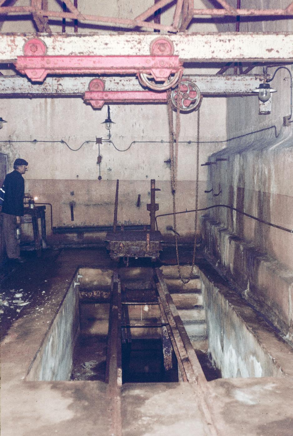 Ligne Maginot - ANZELING - A25 - (Ouvrage d'artillerie) - Garage des locotracteurs - MANSUY Michel