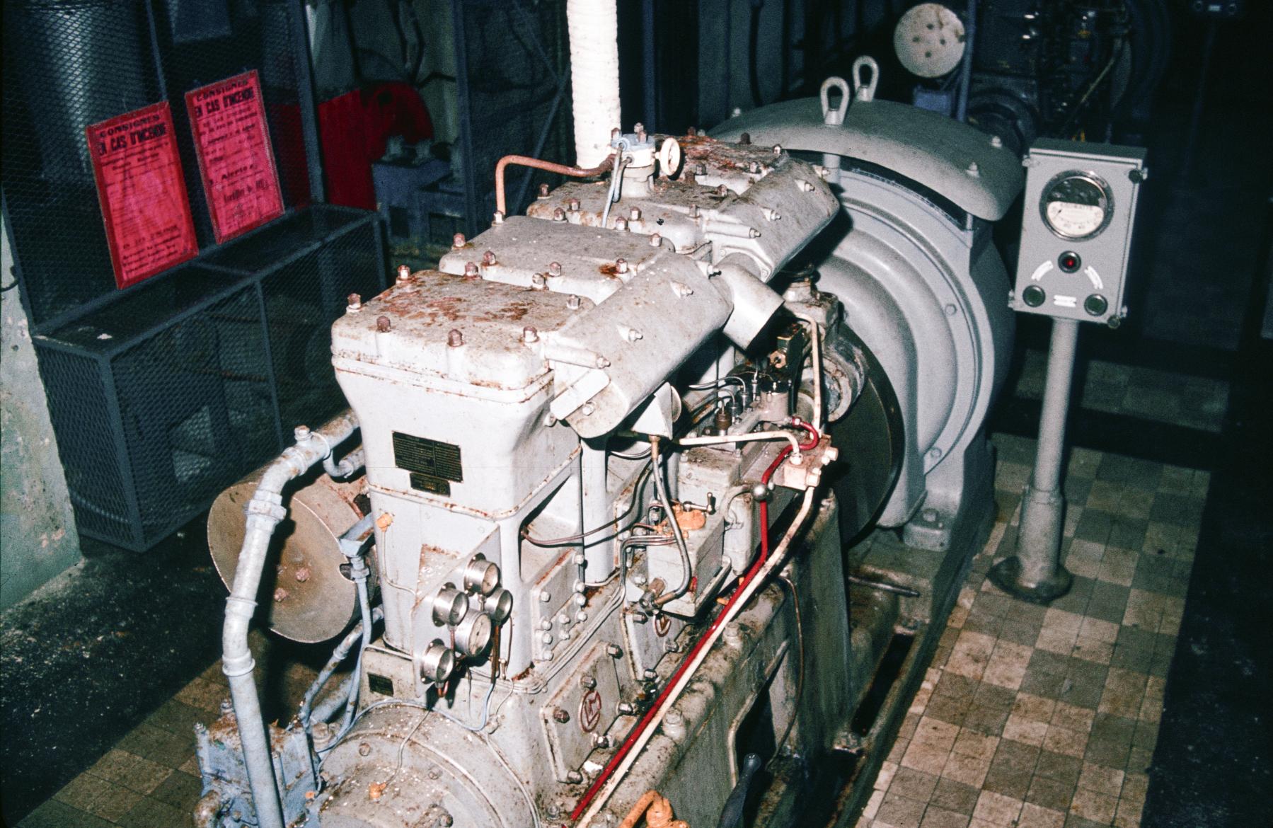 Ligne Maginot - LAVOIR - (Ouvrage d'artillerie) - L'usine électrique - MANSUY Michel