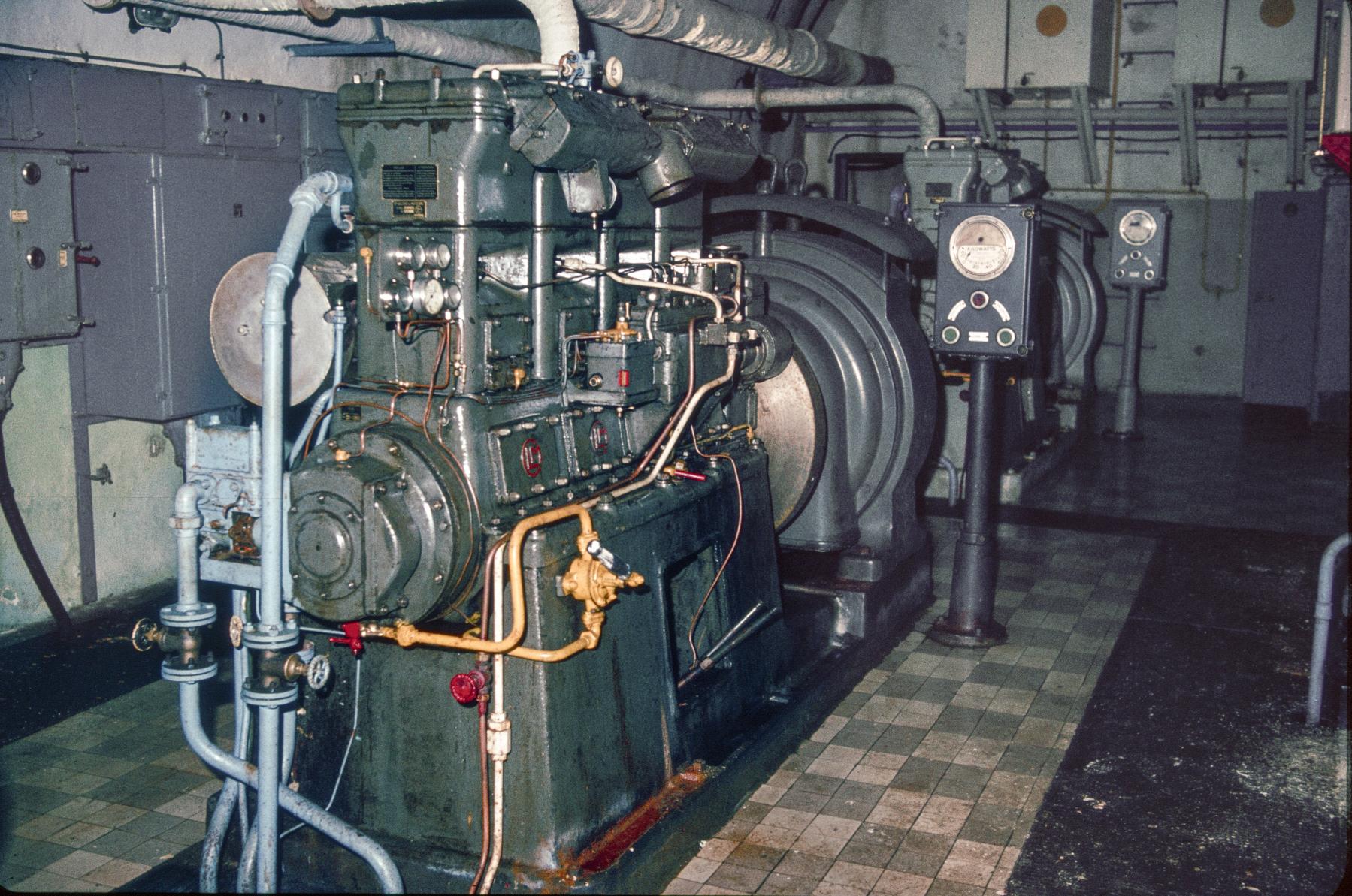 Ligne Maginot - LAVOIR - (Ouvrage d'artillerie) - L'usine électrique - MANSUY Michel