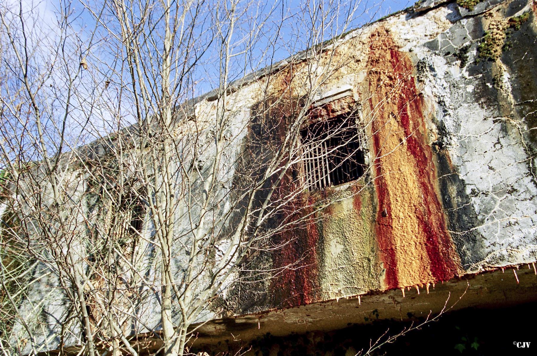 Ligne Maginot - DONAU - (Abri) - Bouches de ventilation sur la visière de l'entrée droite - Caspar Vermeulen