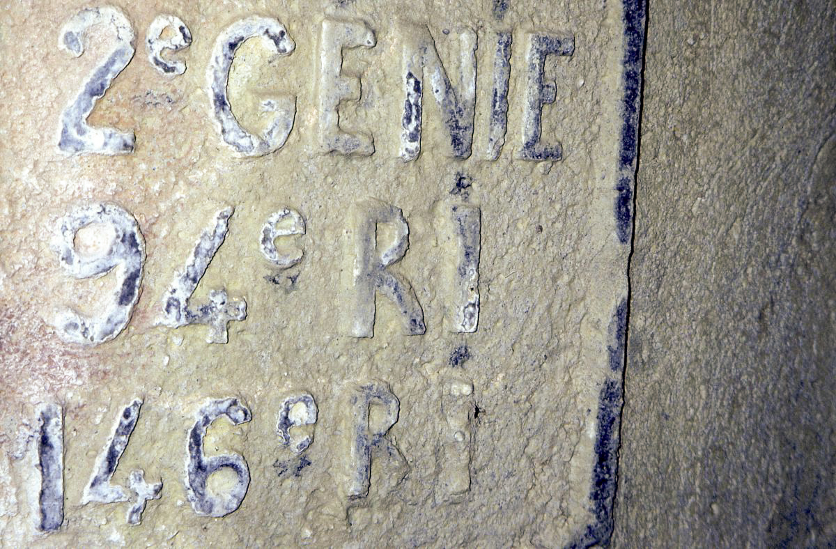 Ligne Maginot - AB3 - (Blockhaus pour canon) - Cartouche - Valentin Hemmert