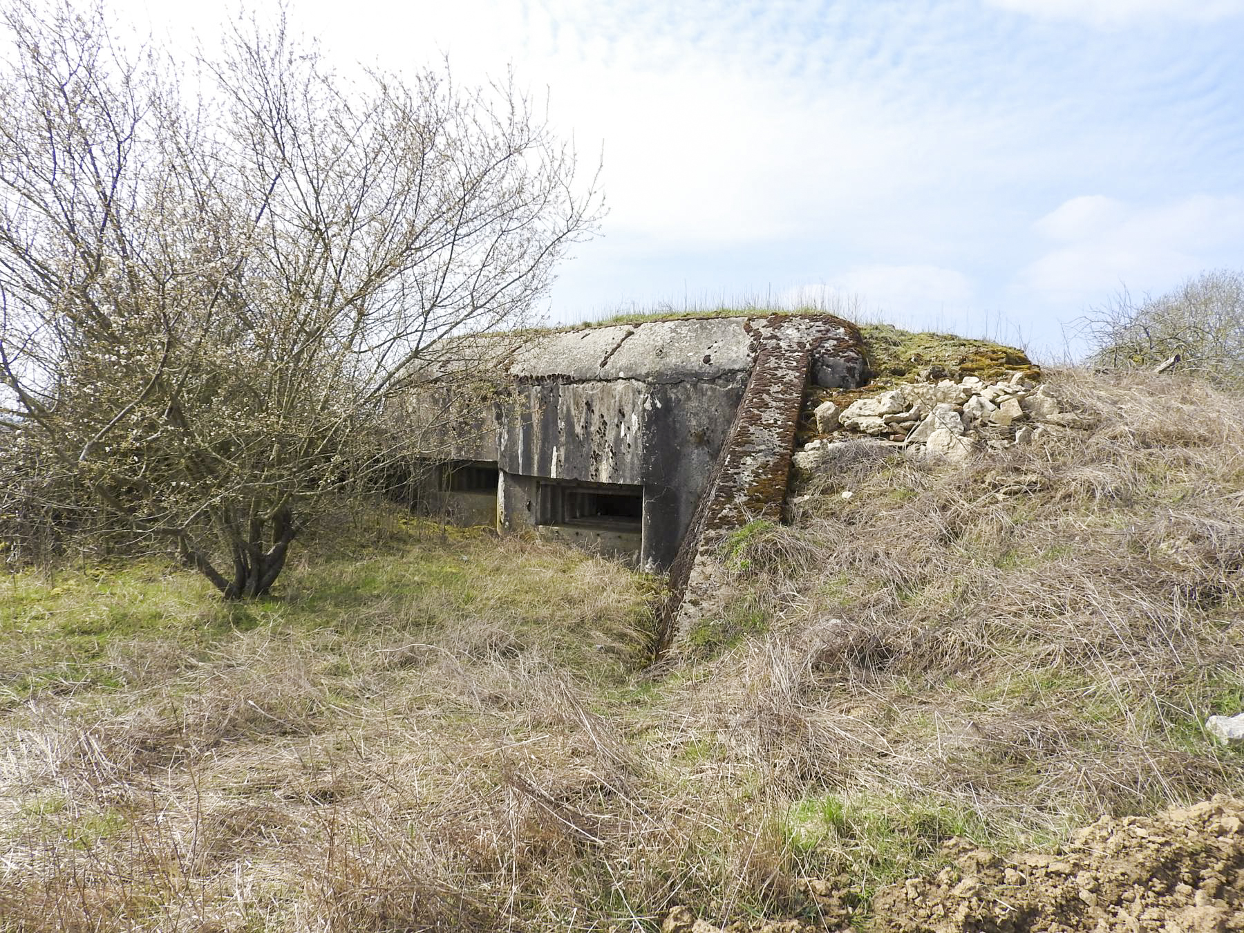 Ligne Maginot - AB24 - (Blockhaus pour canon) - La façade de tir - STENGER Mathieu
