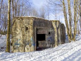 Ligne Maginot - A54 - CROIX BLONDEAU - (Blockhaus pour canon) - L'entrée AC