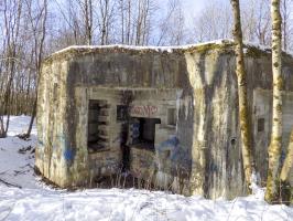 Ligne Maginot - A54 - CROIX BLONDEAU - (Blockhaus pour canon) - Les entrées hommes et AC