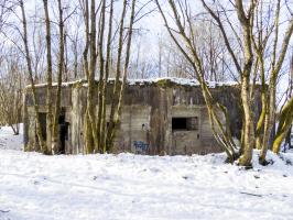 Ligne Maginot - A54 - CROIX BLONDEAU - (Blockhaus pour canon) - Les entrées et face frontale