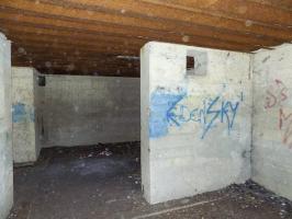Ligne Maginot - A54 - CROIX BLONDEAU - (Blockhaus pour canon) - Pris de créneau AC (gauche) vers l'arrière