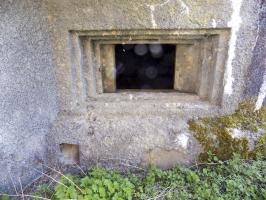 Ligne Maginot - A59 - HIRAUMONT SUD - (Blockhaus pour canon) - Face frontale, créneau AC