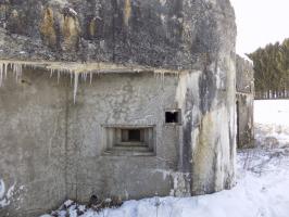 Ligne Maginot - A60 - CENSE PICART - (Blockhaus pour canon) - Créneau Hotchkiss