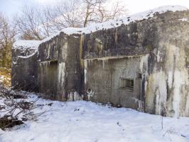Ligne Maginot - A60 - CENSE PICART - (Blockhaus pour canon) - Face frontale