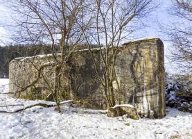 Ligne Maginot - A60 - CENSE PICART - (Blockhaus pour canon) - Face droite
