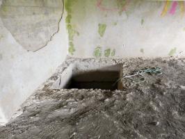 Ligne Maginot - A114 - L'ALOUETTE - (Blockhaus pour canon) - Accès au niveau inférieur