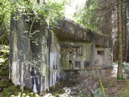 Ligne Maginot - A116 - LES ANORELLES - (Blockhaus pour canon) - Le flanquement gauche