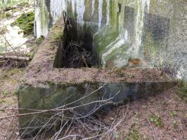 Ligne Maginot - A116 - LES ANORELLES - (Blockhaus pour canon) - La fosse de récupération des douilles