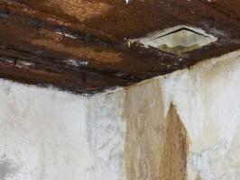 Ligne Maginot - A116 - LES ANORELLES - (Blockhaus pour canon) - Flanquement gauche - La chambre de tir du canon 25AC - Conduit d'aération