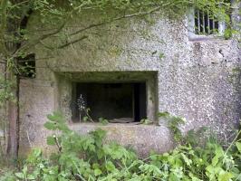 Ligne Maginot - A118 - CHAPELLE BLANCHE - (Blockhaus pour canon) - Flanquement gauche - Embrasure Mi