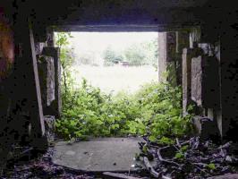 Ligne Maginot - A118 - CHAPELLE BLANCHE - (Blockhaus pour canon) - Entrée matériel