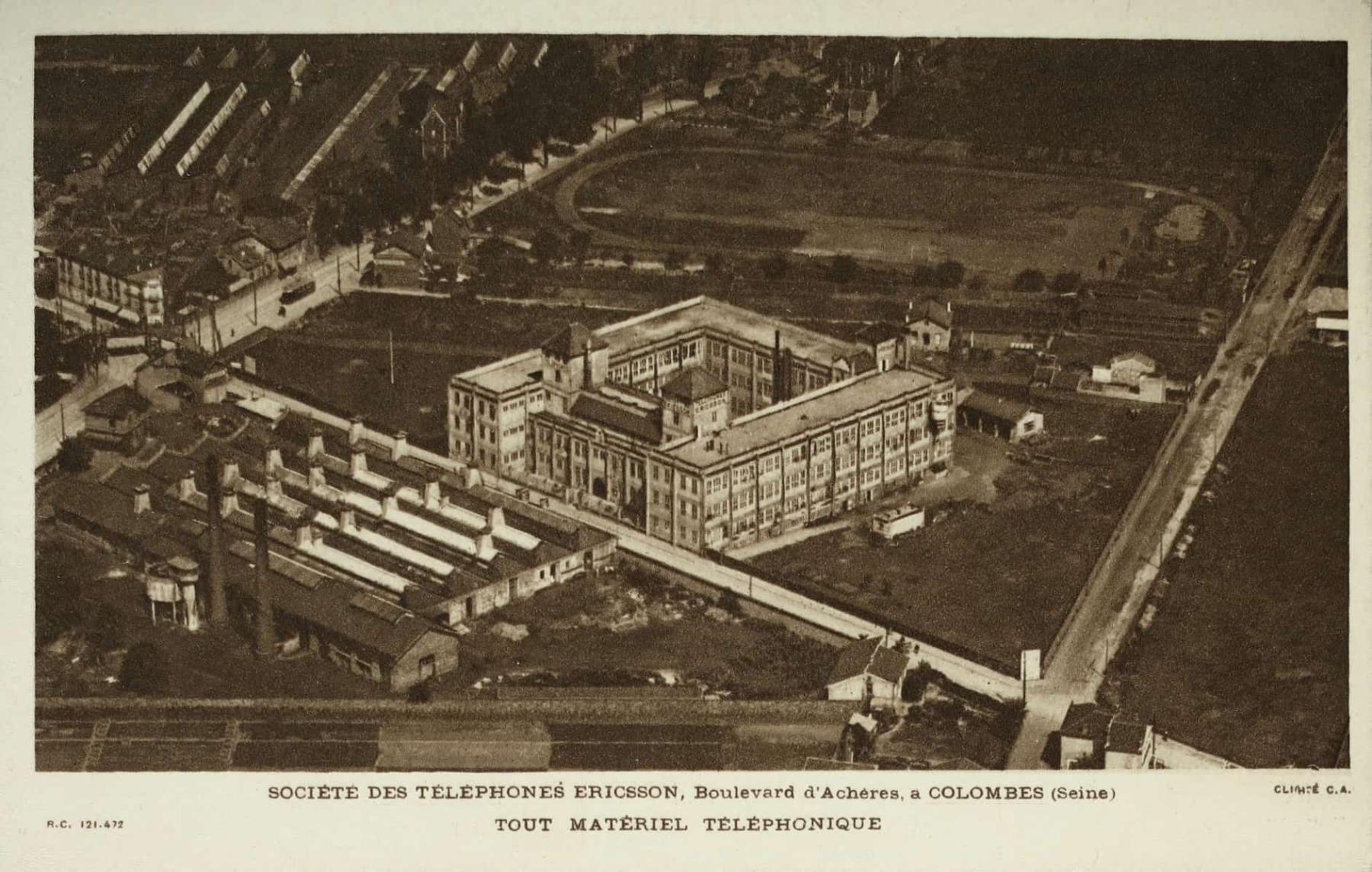 Ligne Maginot - Société des Téléphones Ericsson - L'usine Ericsson à Colombes
Carte postale
