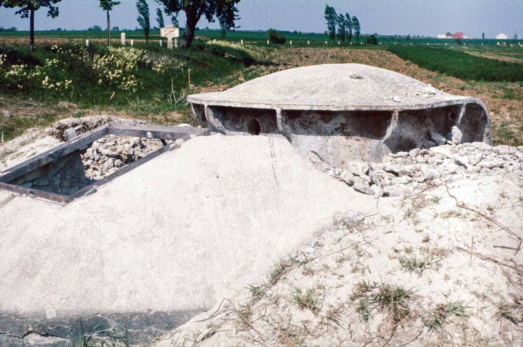 Ligne Maginot - ACP2 - (Blockhaus pour arme infanterie) - La destruction de la casemate - MANSUY Michel