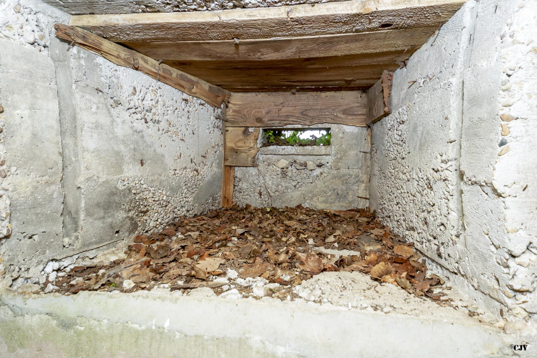 Ligne Maginot - ROUTE DE L'HIMERTEN CENTRE 2 - (Blockhaus pour arme infanterie) - L'emplacement pour le fusil - Lia VERMEULEN