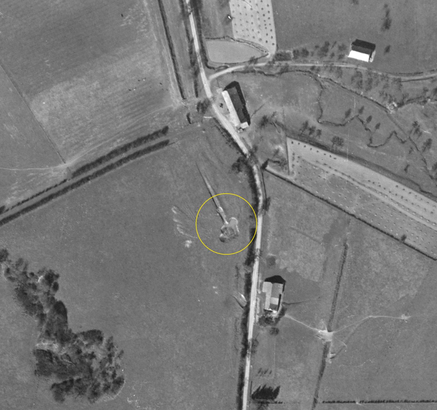 Ligne Maginot - A38BIS - LES LOGETTES - (Blockhaus lourd type STG / STG-FCR - Simple) -  - IGN - Géoportail 1948