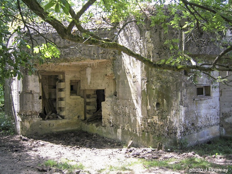 Ligne Maginot - A46 - CHATEAU ROUGE EST - (Blockhaus pour canon) -  - Jean POUMAY