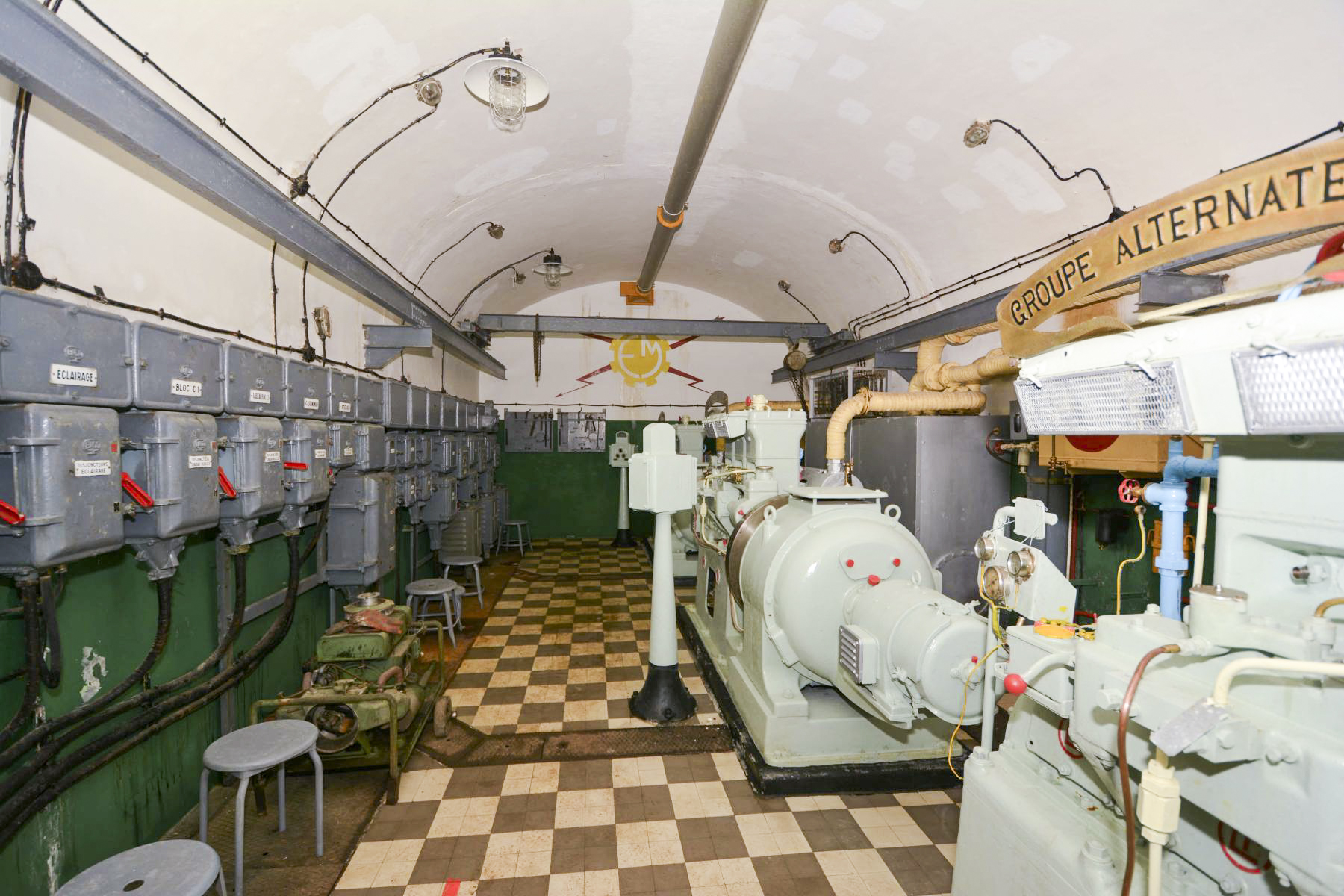 Ligne Maginot - SAINT GOBAIN - (Ouvrage d'infanterie) - L'usine électrique
Moteurs CLM 308 - Pascal Lambert