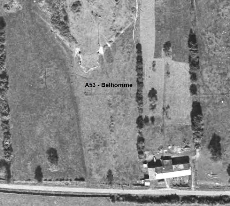 Ligne Maginot - A53 - BELHOMME - (Blockhaus pour canon) -  - IGN - Géoportail 1963