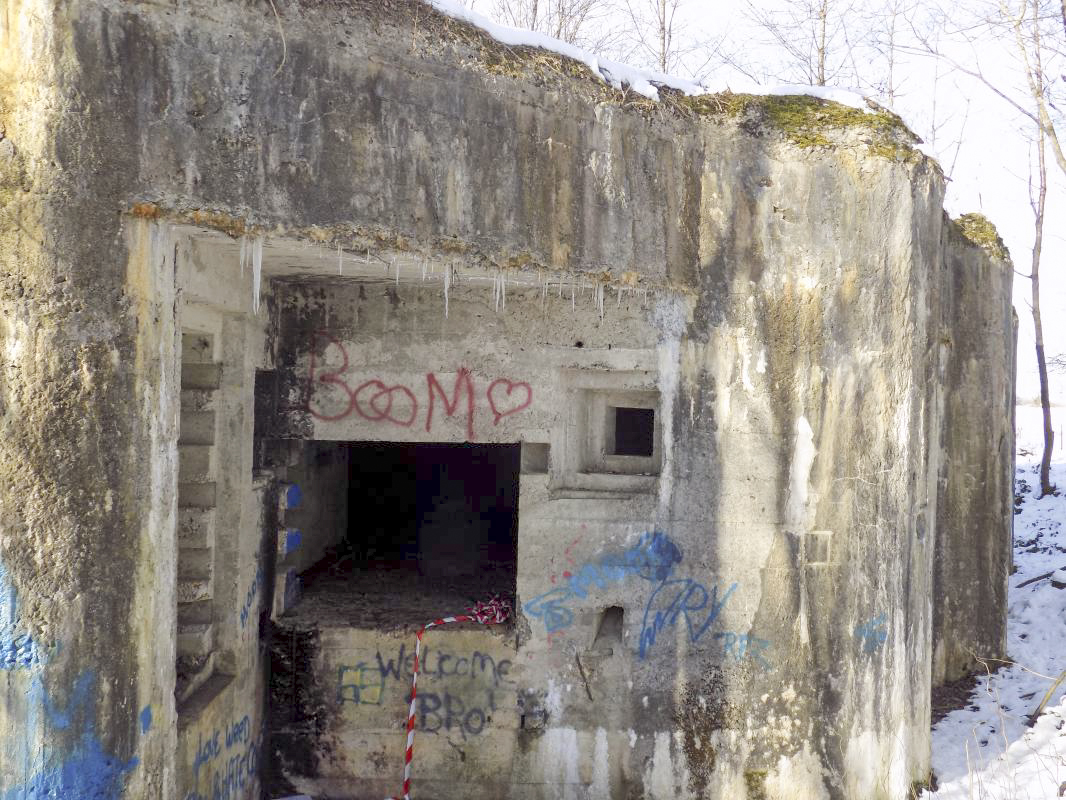Ligne Maginot - A54 - CROIX BLONDEAU - (Blockhaus pour canon) - L'entrée AC - R Tucker
