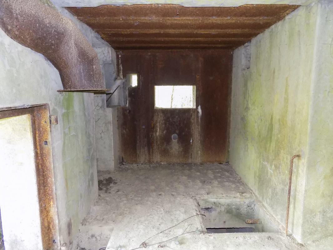 Ligne Maginot - A56 - BOUT D'EN HAUT - (Blockhaus pour canon) - Créneau Hotchkiss, gauche - R Tucker