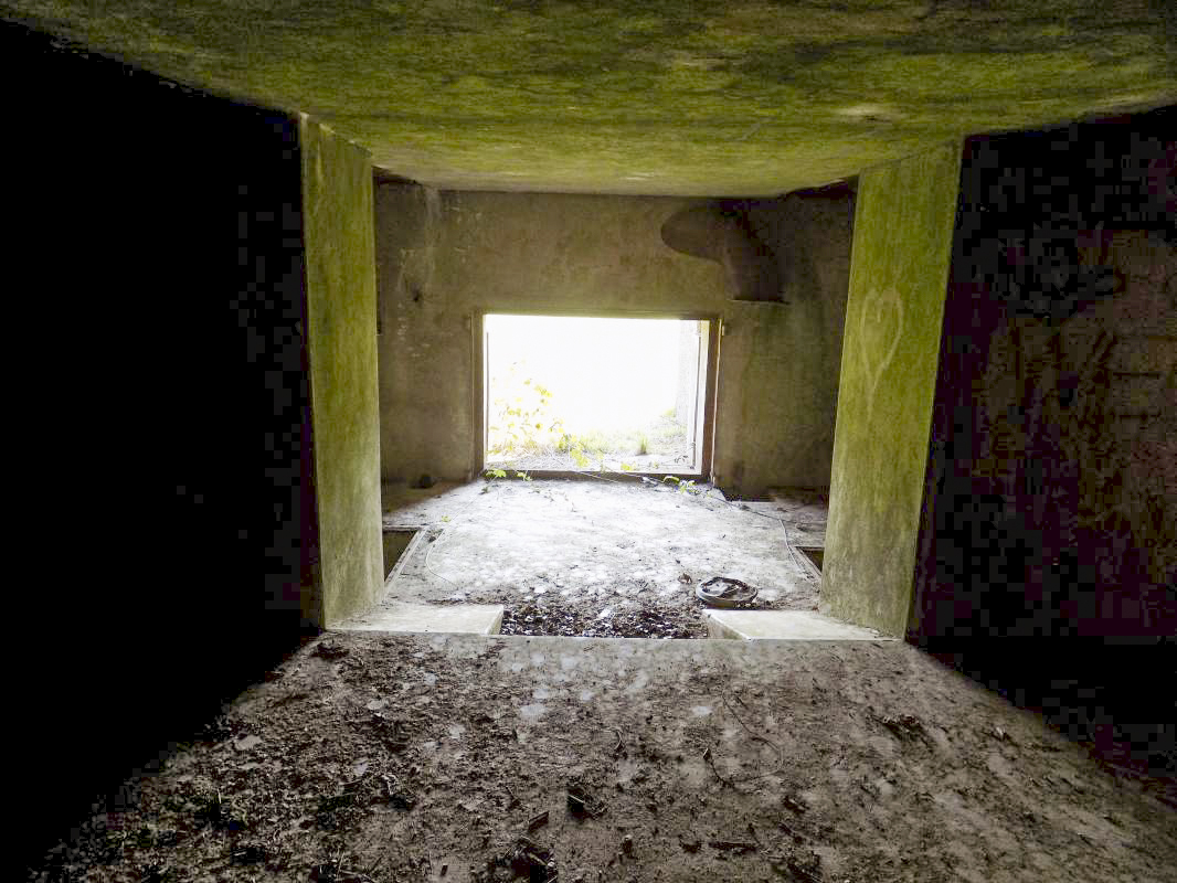 Ligne Maginot - A56 - BOUT D'EN HAUT - (Blockhaus pour canon) - Vue vers l'entrée AC - R Tucker