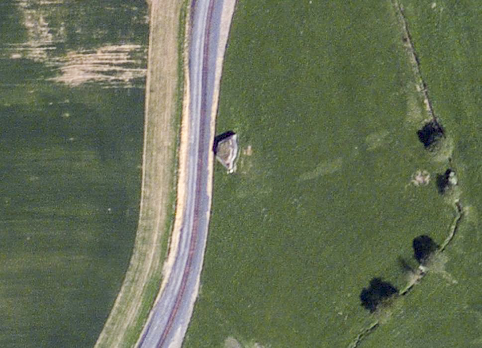 Ligne Maginot - B788 - MOULIN DE BOURGES - (Blockhaus pour canon) - Vu de satellite. - Bing-Sat