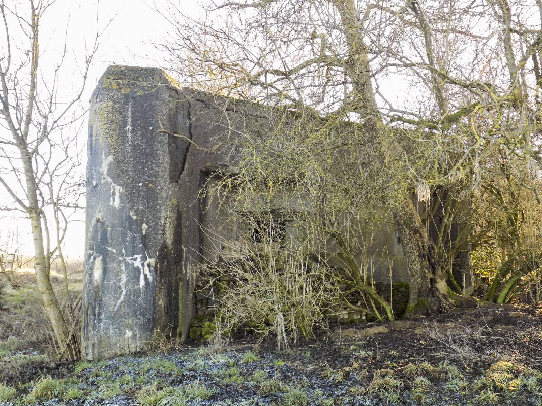 Ligne Maginot - A58 - HIRAUMONT NORD - (Blockhaus pour canon) - Face frontale - R Tucker