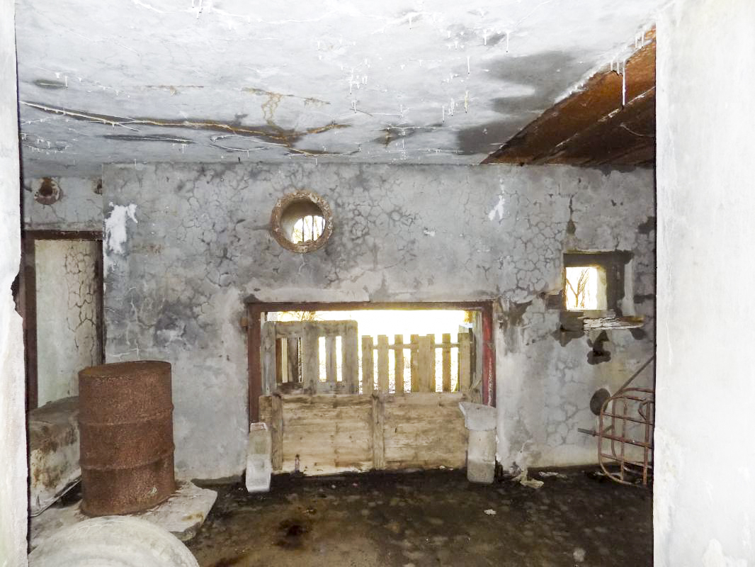 Ligne Maginot - A58 - HIRAUMONT NORD - (Blockhaus pour canon) - L'entrée AC et Créneau FM - R Tucker