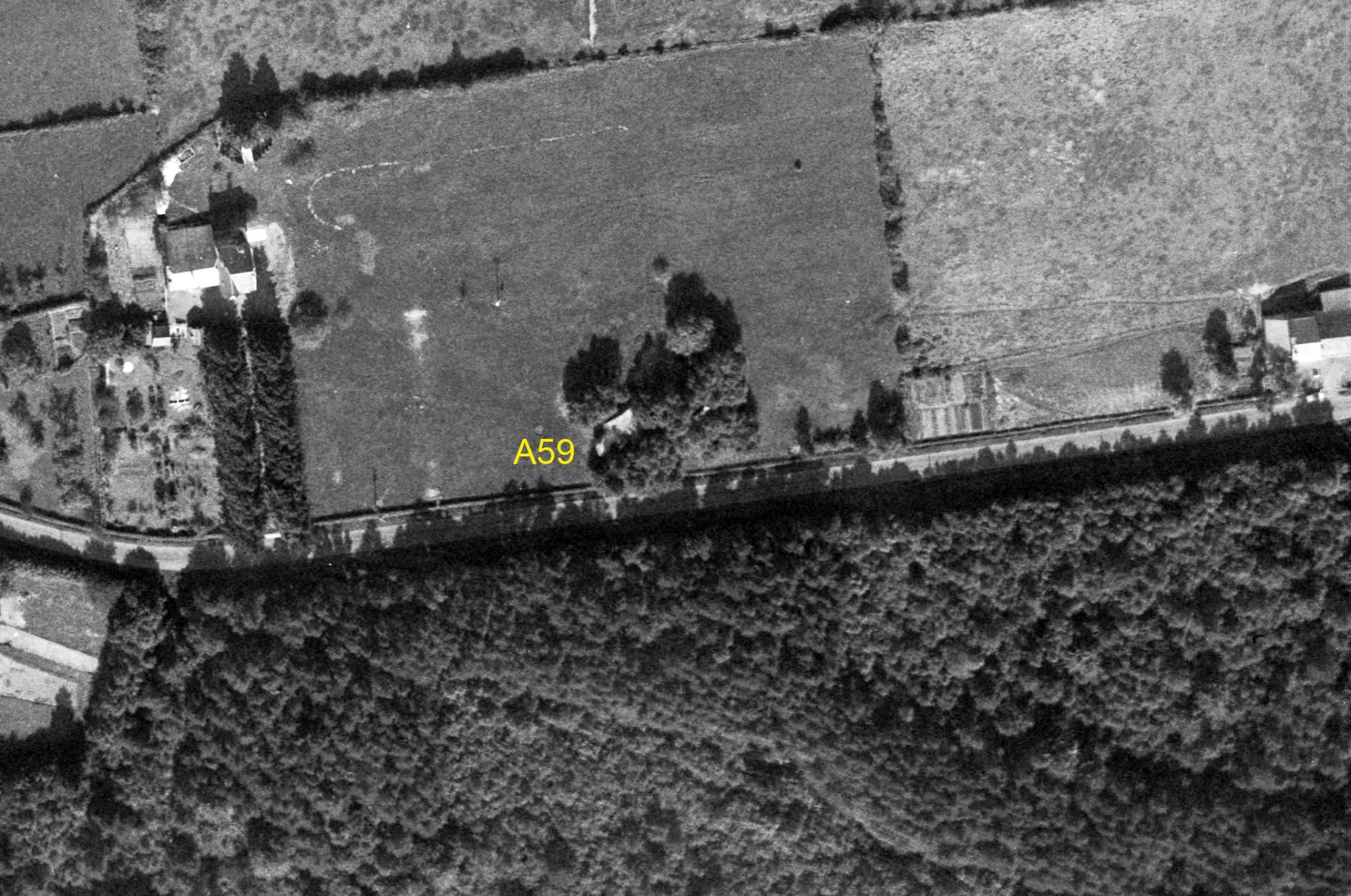 Ligne Maginot - A59 - HIRAUMONT SUD - (Blockhaus pour canon) -  - IGN - Géoportail 1963