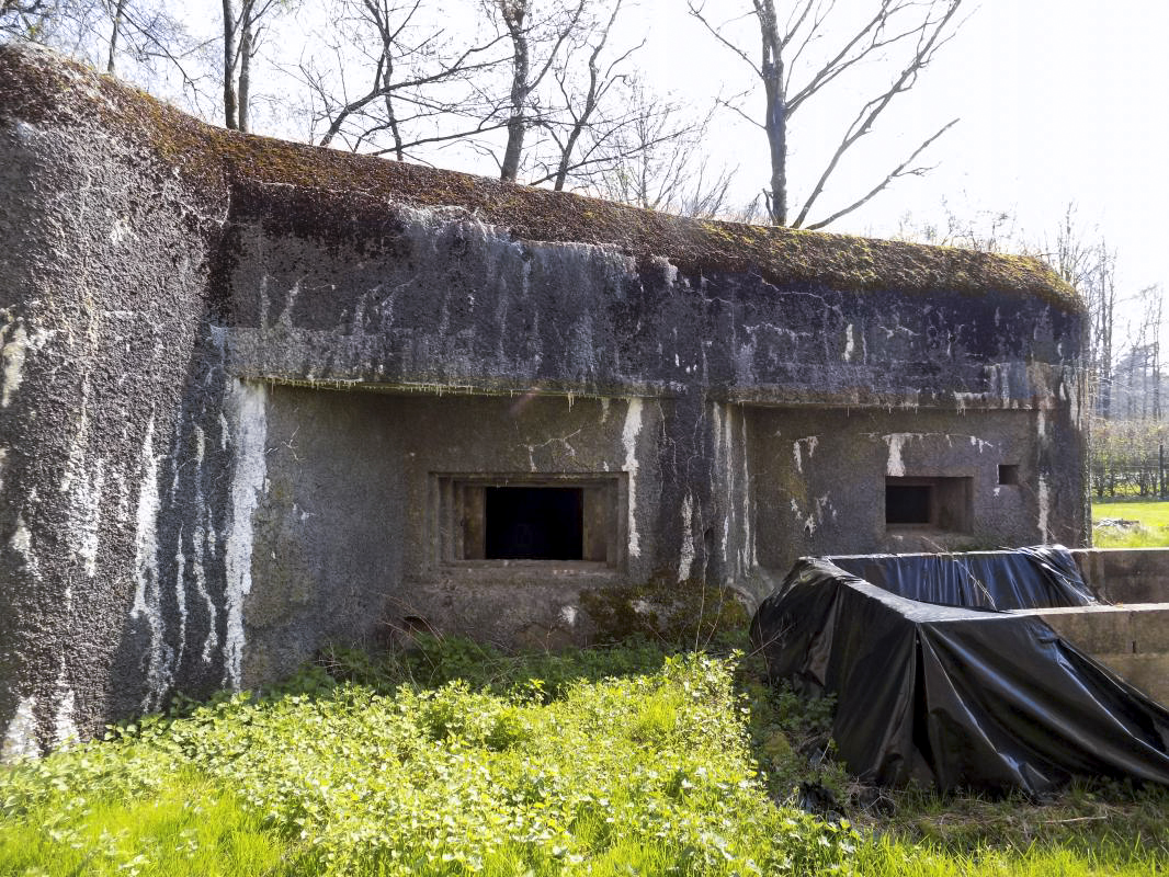 Ligne Maginot - A59 - HIRAUMONT SUD - (Blockhaus pour canon) - Face frontale - R Tucker