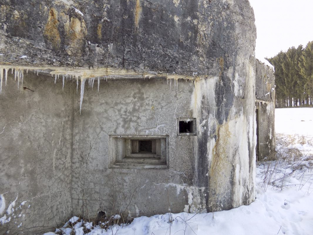 Ligne Maginot - A60 - CENSE PICART - (Blockhaus pour canon) - Créneau Hotchkiss - R Tucker