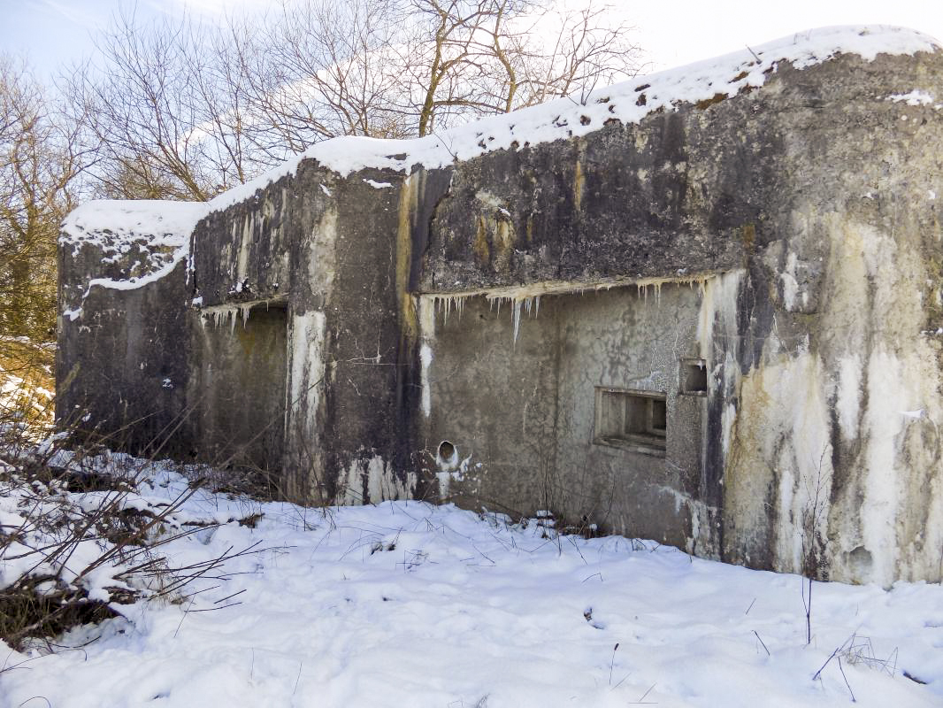 Ligne Maginot - A60 - CENSE PICART - (Blockhaus pour canon) - Face frontale - R Tucker