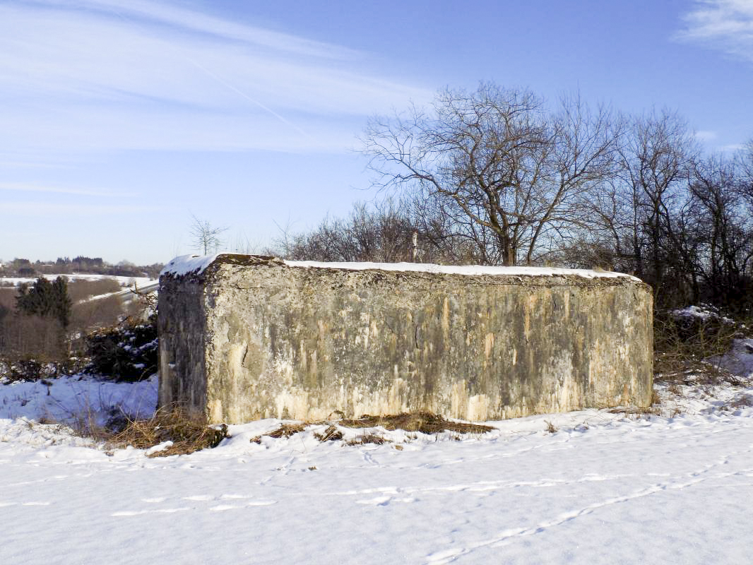 Ligne Maginot - A60 - CENSE PICART - (Blockhaus pour canon) - L'arrière - R Tucker