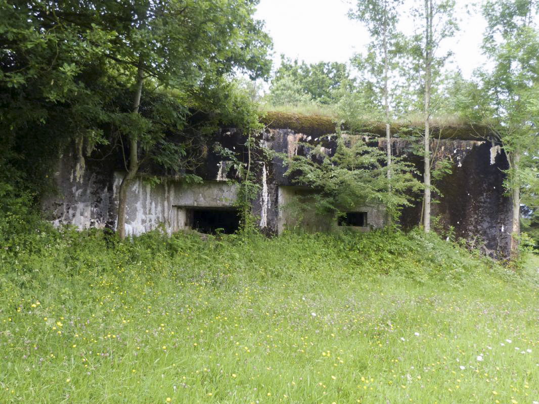 Ligne Maginot - A118 - CHAPELLE BLANCHE - (Blockhaus pour canon) - Flanquement gauche - JMBrams