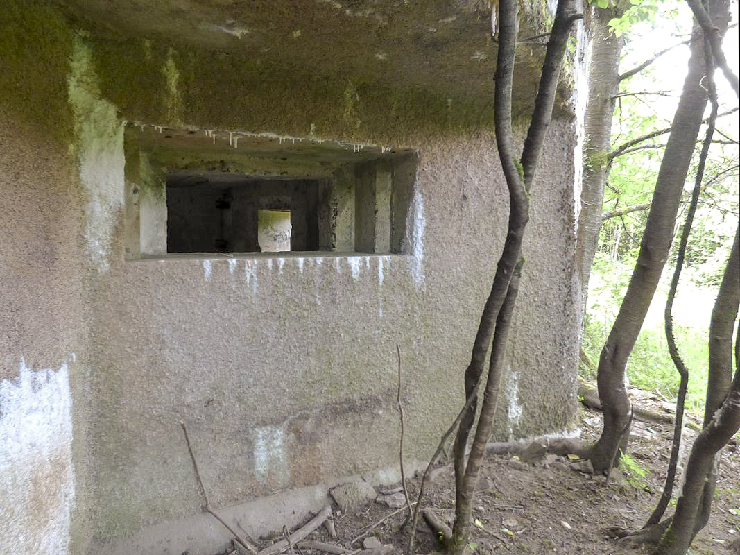 Ligne Maginot - B818 - LA TAILLE LAMBEAUX - (Blockhaus pour canon) - Flanquement gauche - JMBrams