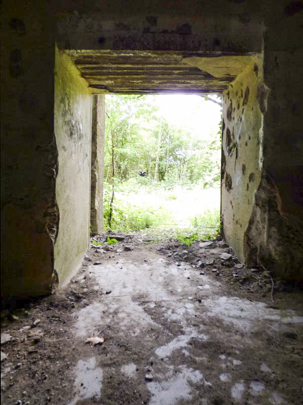 Ligne Maginot - B818 - LA TAILLE LAMBEAUX - (Blockhaus pour canon) - L'entrée du matériel - JMBrams
