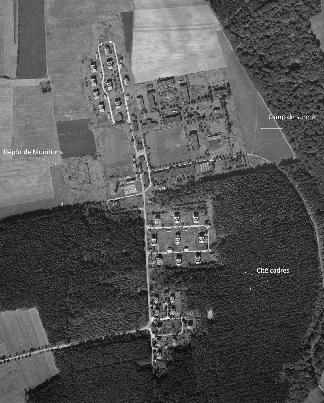 Ligne Maginot - BAN SAINT JEAN - (Camp de sureté) - Vue aérienne - IGN - Géoportail 1961