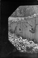 Ligne Maginot - HOCHWALD - (Ouvrage d'artillerie) - Bloc 12
Casemate d'artillerie
Le fossé vu de l'un des créneaux de défense