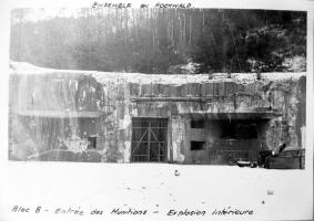 Ligne Maginot - HOCHWALD - (Ouvrage d'artillerie) - Bloc 8
Entrée munitions
Destructions allemandes